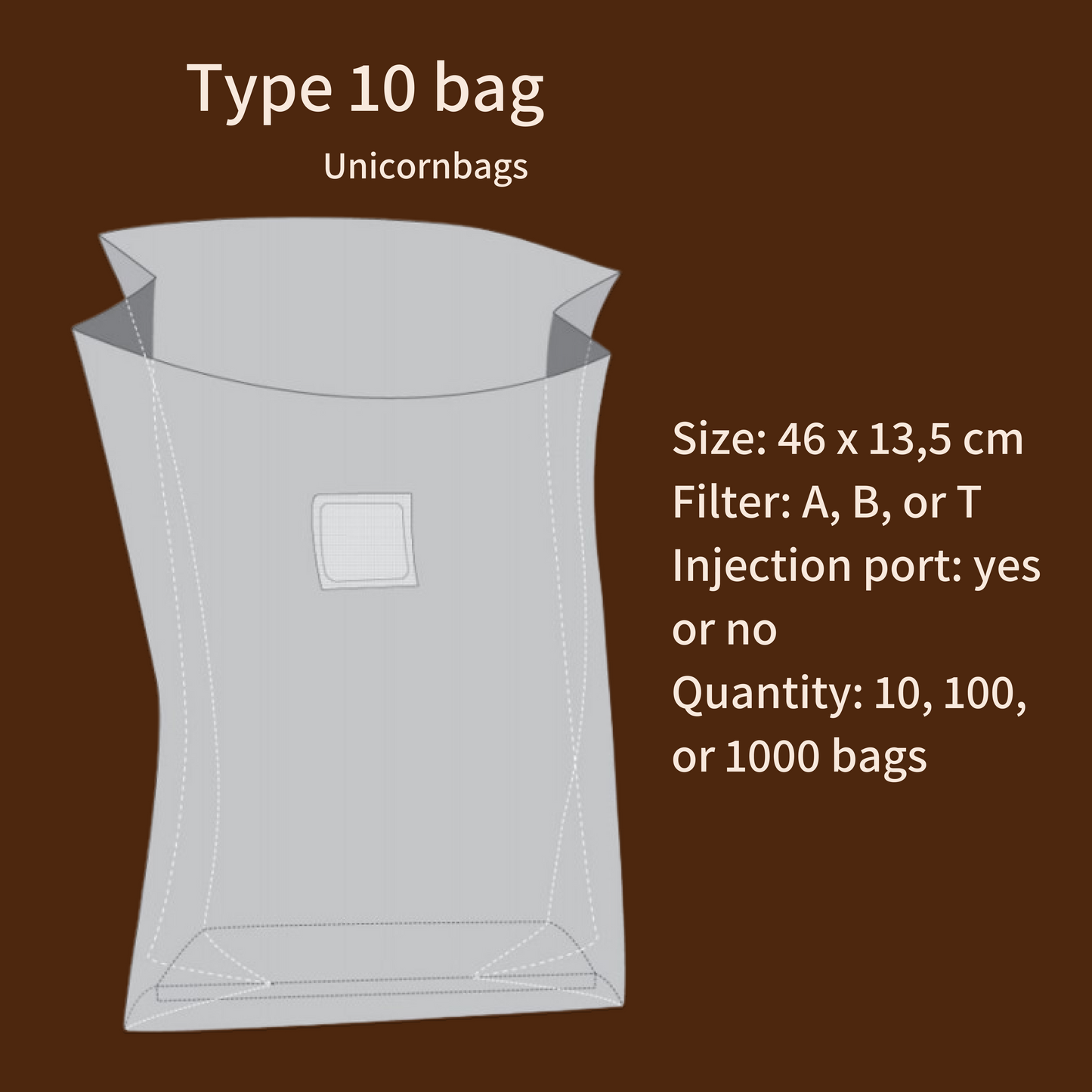 Type 10 Unicorn filter bags